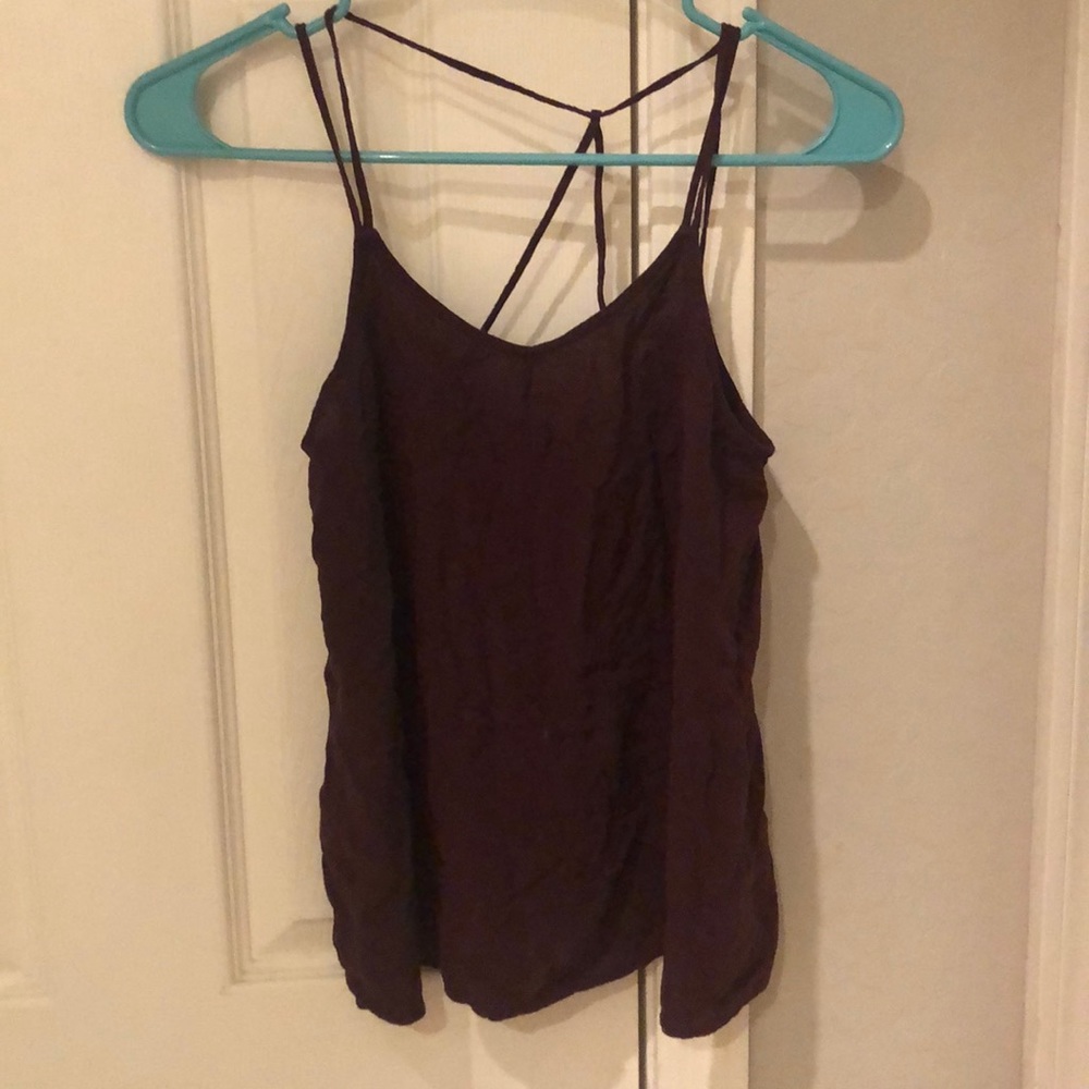 Maroon tank top